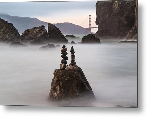 Eagles Point Labyrinth Metal Print featuring the photograph Balance #2 by Lee Harland