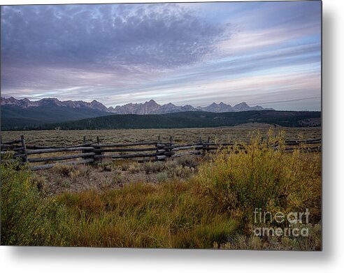 Central Idaho Metal Print featuring the photograph Sawtooth Range #2 by Idaho Scenic Images Linda Lantzy