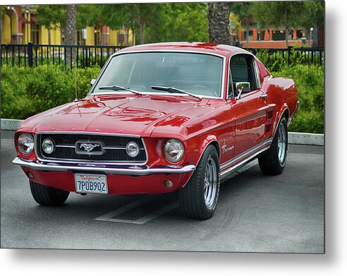 Ford Metal Print featuring the photograph 67 G T Fastback by Bill Dutting