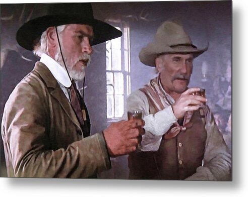 Lonesome Dove Metal Print featuring the photograph A Shot of Whiskey by Donna Kennedy