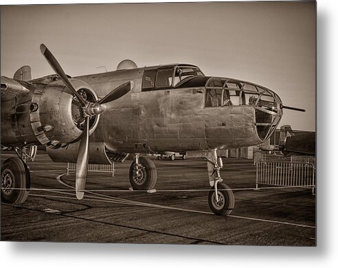 B25 Metal Print featuring the photograph Aircraft series 2 by Bill Dutting