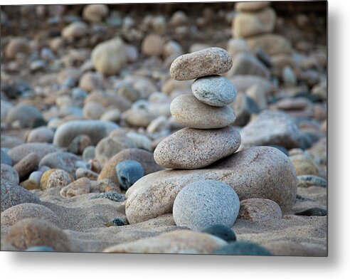 Stones Metal Print featuring the photograph Balance by Sara Hudock