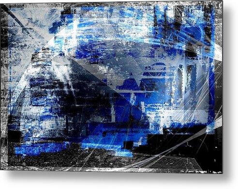 Abstract Metal Print featuring the digital art Bolero.. by Art Di