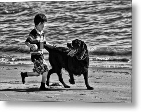 Metal Print featuring the photograph Boys Best Friend by Blake Richards