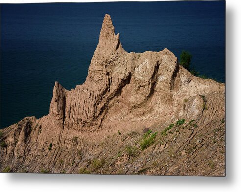 America Metal Print featuring the photograph Chimney Bluffs by Carol Eade