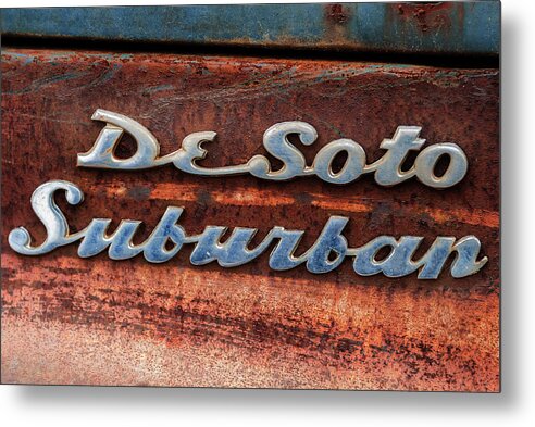 Desoto Metal Print featuring the photograph DeSoto Suburban by Bud Simpson