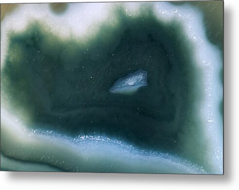 Macro Metal Print featuring the photograph Earth Portrait 003 by David Waldrop