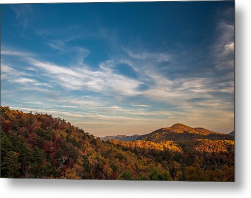 Asheville Metal Print featuring the photograph Fall Skies by Joye Ardyn Durham
