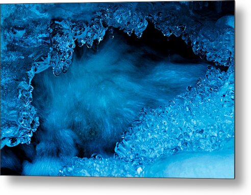 Ice Metal Print featuring the photograph Flowing Diamonds by Sean Sarsfield