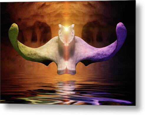 Alien Metal Print featuring the photograph From Thunder Caves 3 by WB Johnston