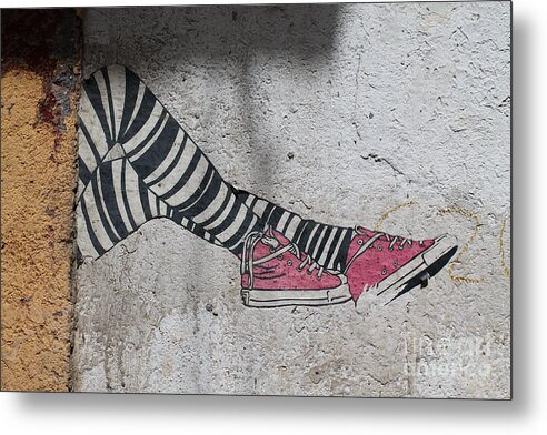 Fun Metal Print featuring the photograph Graffiti by Lynn England