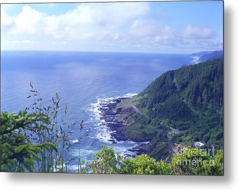 Pacific Coast Metal Print featuring the photograph Highway 101 Oregon by Rex E Ater