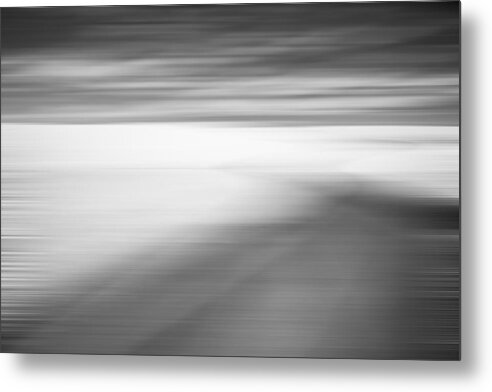 Abstract Metal Print featuring the digital art On the Back Road X by Jon Glaser