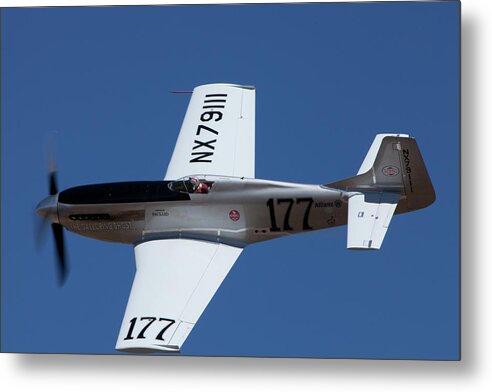 Aircraft Metal Print featuring the photograph P-51 Galloping Ghost by Owen Ashurst