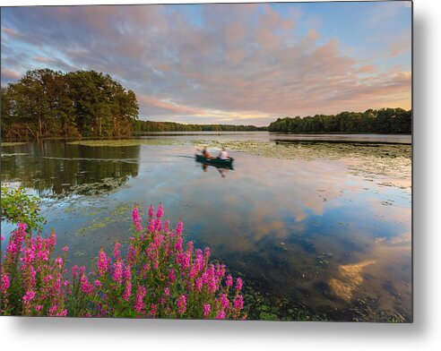 Canoe Metal Print featuring the photograph Paddle by Bryan Bzdula