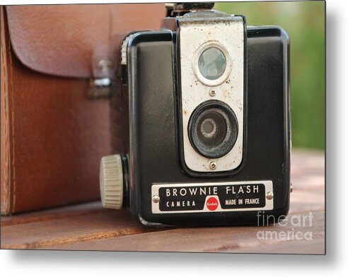 Box Brownie Metal Print featuring the photograph Painting with Light... Box Brownie by Lynn England