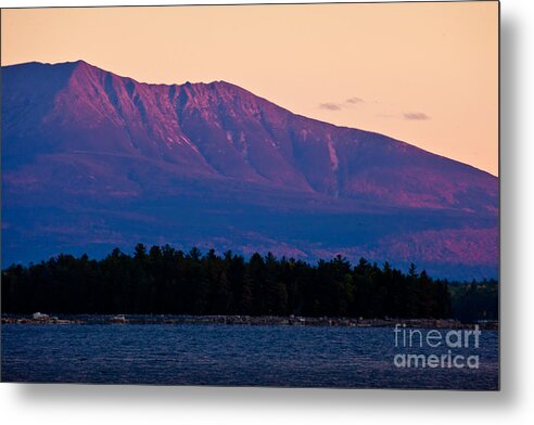 Autumn Metal Print featuring the photograph Purple Mountains Majesty by Susan Cole Kelly