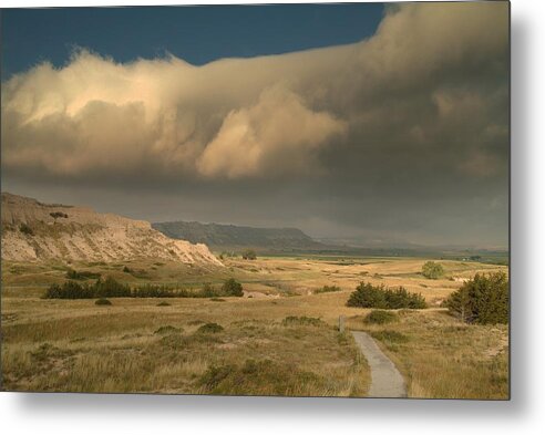 Scottsbluff Metal Print featuring the photograph Scottsbluff.. by Al Swasey