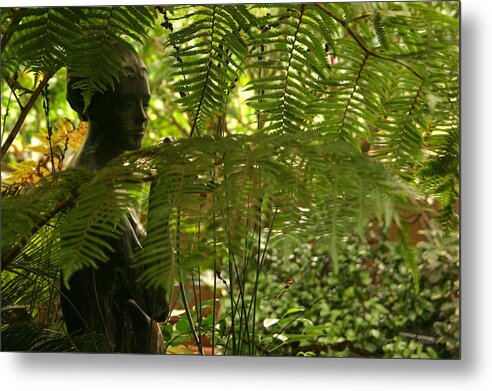 Statue Metal Print featuring the photograph Serenity by Gary Gunderson