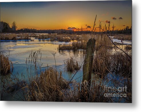 Canada Metal Print featuring the photograph Spring Sunset by Roger Monahan