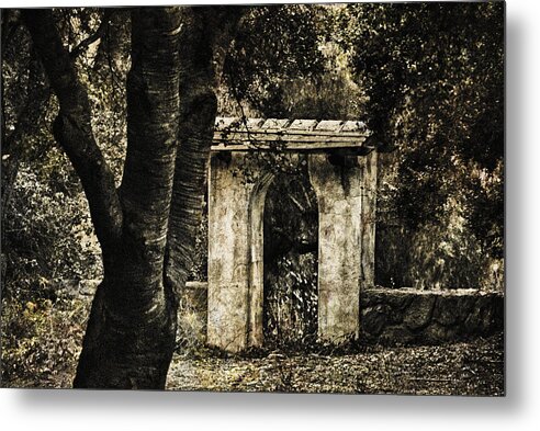  Metal Print featuring the photograph Stone Archway in the Forest by Joseph Hollingsworth