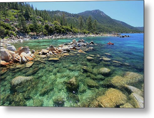 Lake Tahoe Metal Print featuring the photograph Summer Paddle by Sean Sarsfield