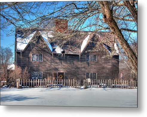 Whipple House Metal Print featuring the photograph The Whipple House - Ipswich Ma by Joann Vitali