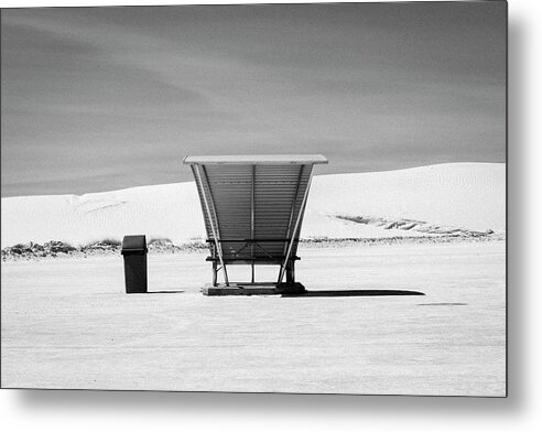 © 2017 Lou Novick All Rights Resvered Metal Print featuring the photograph White Sands National Monument #10 by Lou Novick