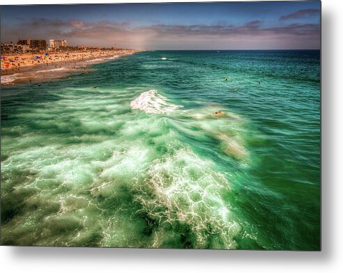 California Metal Print featuring the photograph Wild Surfing by Spencer McDonald