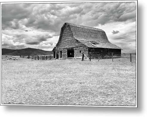 Abandoned Metal Print featuring the photograph Alone on the Prairie by ProPeak Photography