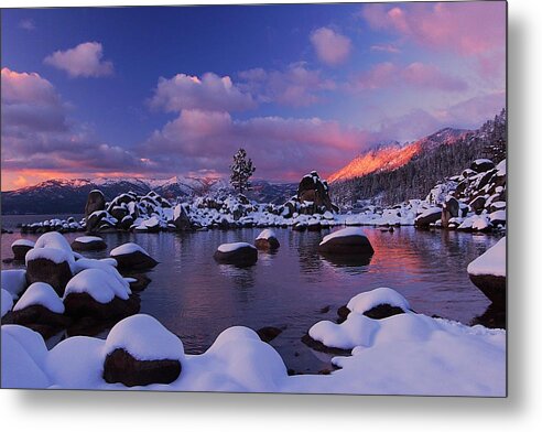 Lake Tahoe Metal Print featuring the photograph Alpenglow Visions by Sean Sarsfield