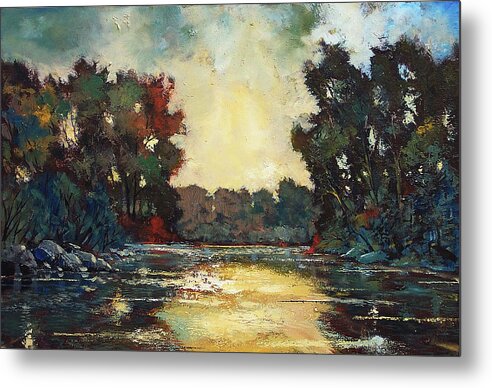 Ford Smith Metal Print featuring the painting Calming Influence by Ford Smith