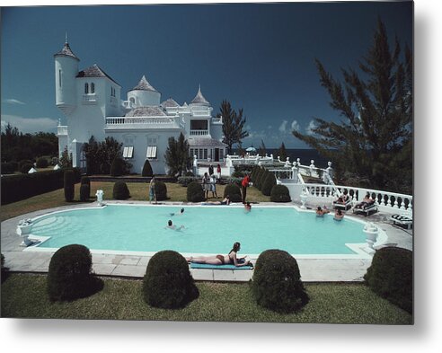 Port Antonio Metal Print featuring the photograph Earl Levys Castle by Slim Aarons
