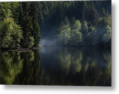 Lake Sylvia Metal Print featuring the photograph Morning on the Lake by Cheryl Day