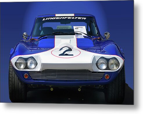 Corvette Metal Print featuring the photograph No 2 Grand Sport by Bill Dutting