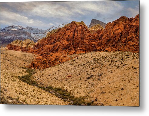 Las Vegas Nevada Metal Print featuring the photograph Red Rock Canyon by Joe Granita