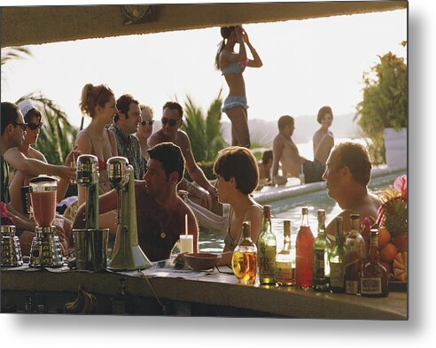 Spa Metal Print featuring the photograph Villa Vera by Slim Aarons