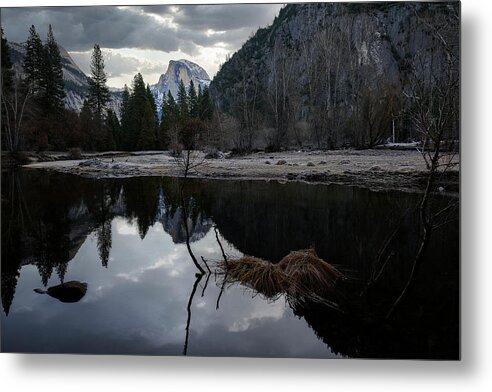 Nature Metal Print featuring the photograph A Still Morning in Yosemite by Jon Glaser