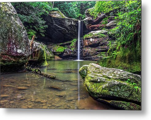 Flat Lick Falls Metal Print featuring the photograph Swim'n Hole by Ed Newell