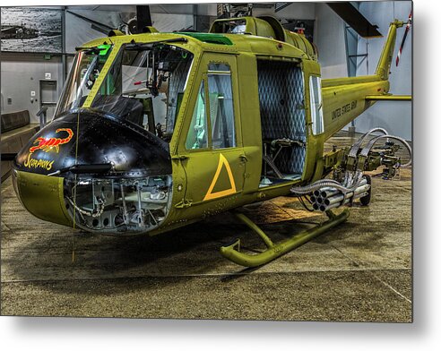 Bell Metal Print featuring the photograph Bell UH-1B Iroquois by Thomas Hall