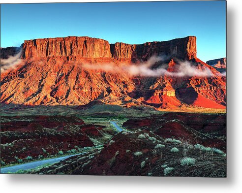 Red Rocks Metal Print featuring the photograph Castle Valley 5 by Rick Perkins