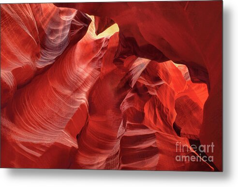Dave Welling Metal Print featuring the photograph Corkscrew Or Upper Antelope Slot Canyon Arizon by Dave Welling