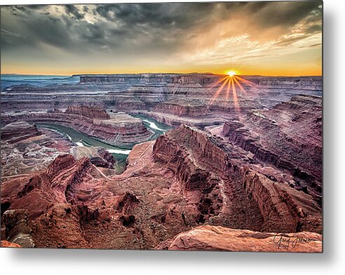 2020 Utah Trip Metal Print featuring the photograph Dead Horse Point Sunset by Gary Johnson