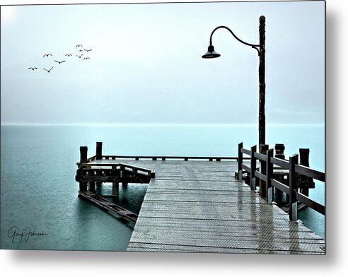 Glenorchy-pier Metal Print featuring the photograph Glenorchy Pier by Gary Johnson