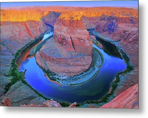 Horseshoe Bend Metal Print featuring the photograph Horseshoe bend by Giovanni Allievi