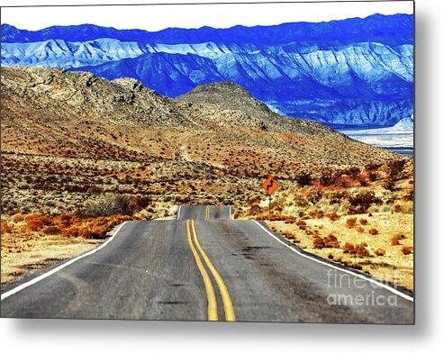 Into The Valley Of Fire Metal Print featuring the photograph Into the Valley of Fire State Park in Nevada by John Rizzuto