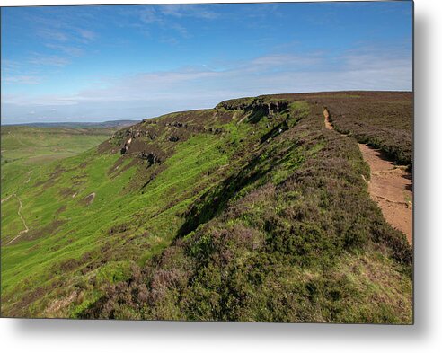 Cleveland Hills Metal Print featuring the photograph Kirby Bank Cleveland Way by Gary Eason