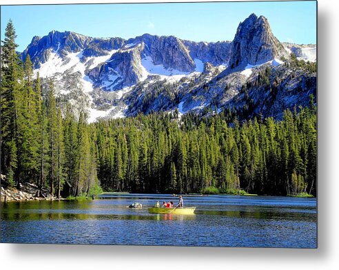 Mammoth Lakes Metal Print featuring the photograph Lake Mamie by Donna Kennedy