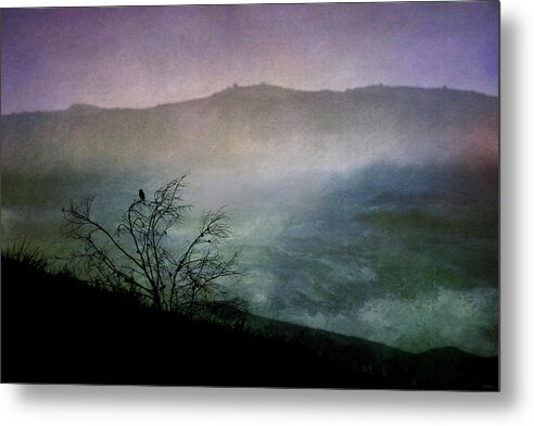 Moody Metal Print featuring the digital art Lonesome Point by Nicole Wilde