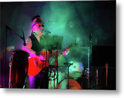 Tribute Band Metal Print featuring the photograph Smoke Gets in Your Eyes by Bonnie Colgan